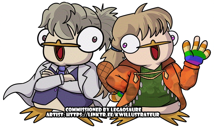 Platypodes of my Mother and Father OCs by Krykry.