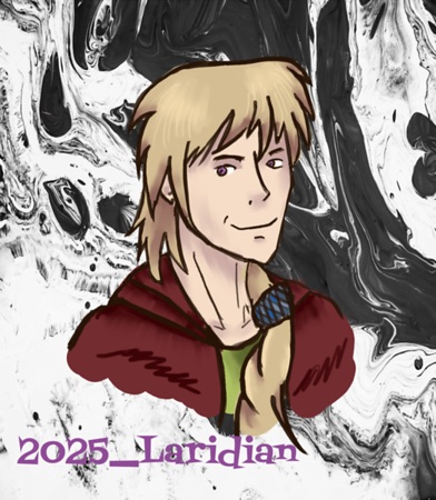 Digital art of my OC, Father, drawn by Laridian.