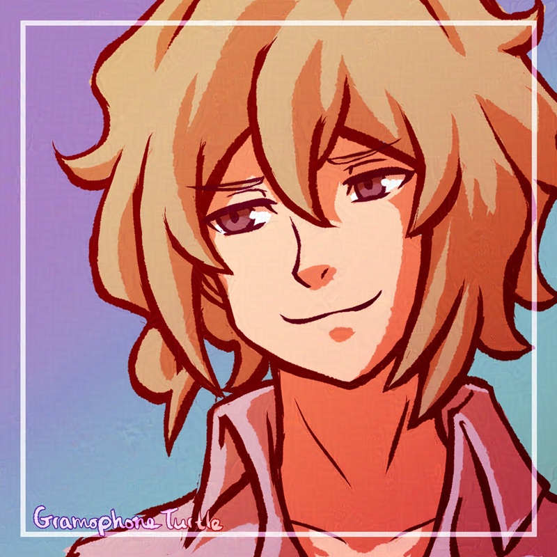 Digital art of Joshua from The World Ends With You, looking slightly annoyed.