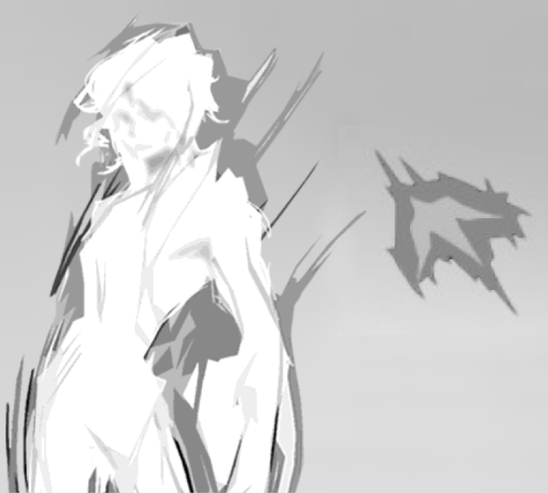 Composer and weird bird, as how they normally appear.